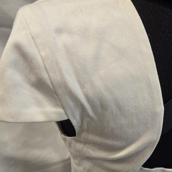 Guess Los Angeles Dress Size 6 Off White Bodycon Front Zip - Picture 12 of 15